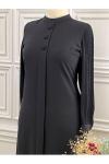 6173 Pilise Kol Tunik Siyah Siyah