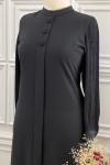 6173 Pilise Kol Tunik Siyah Siyah