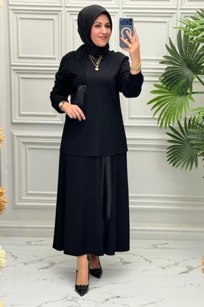 6175 Etekli Takım  Siyah