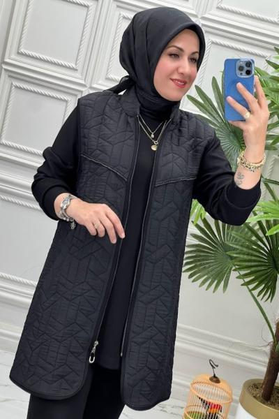 6176 Tunik Takım  Siyah