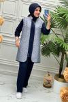 6176 Tunik Takım  Lacivert