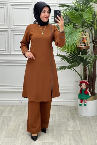 6198 Tunik Takım Kiremit