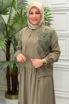 6226 Elbise Haki