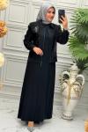 6256 Elbise Siyah