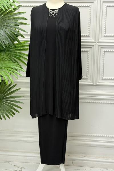 626 Tunik Takım  Siyah