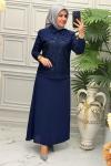 6275 Tunik Takım Lacivert