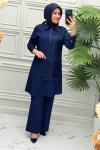 6282 Tunik Takım  Lacivert