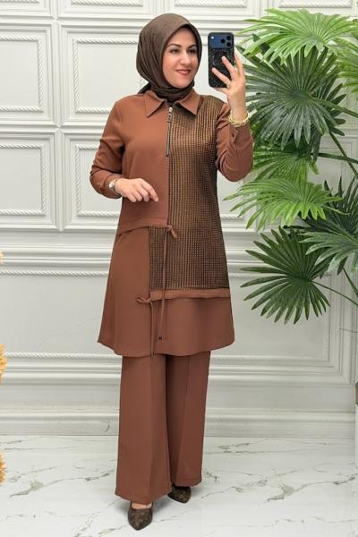 6282 Tunik Takım  Taba