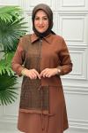 6282 Tunik Takım  Taba