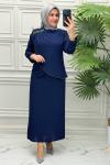6284 Tunik Takım  Lacivert