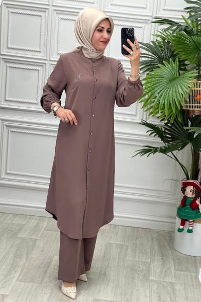 6307 Tunik Takım Gül