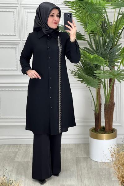 7002 Tunik Siyah