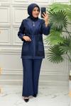 7039 Tunik Takım  Lacivert
