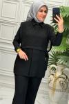 7040 Tunik Takım Siyah