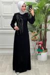 7142 Elbise Siyah