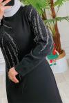 7142 Elbise Siyah