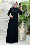 7223 Elbise Siyah