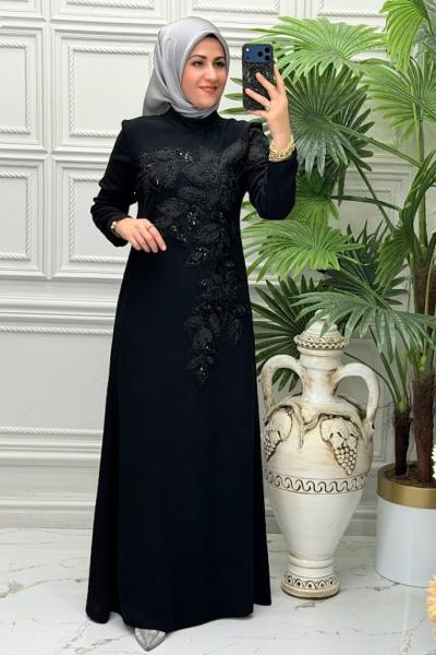 7230 Elbise Siyah