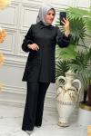 7301 Tunik Takım Siyah