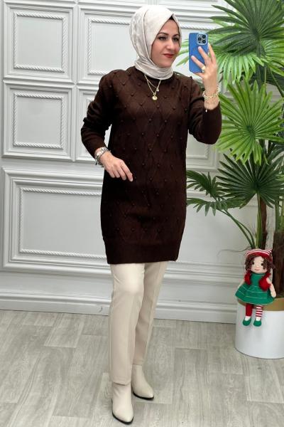 7341 Tunik Kahverengi