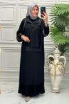 7350B Tunik Takım Siyah