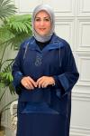 7350B Tunik Takım Lacivert