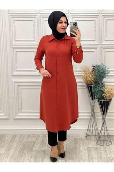 8108 Krep Tunik Kiremit Diğer