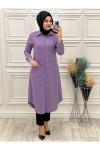 8108 Krep Tunik Lila Diğer