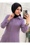 8108 Krep Tunik Lila Diğer