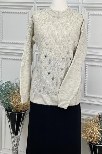 8116 Kısa Kazak Taş Taş Rengi