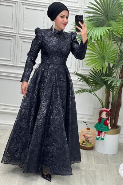 8193 Elbise Siyah