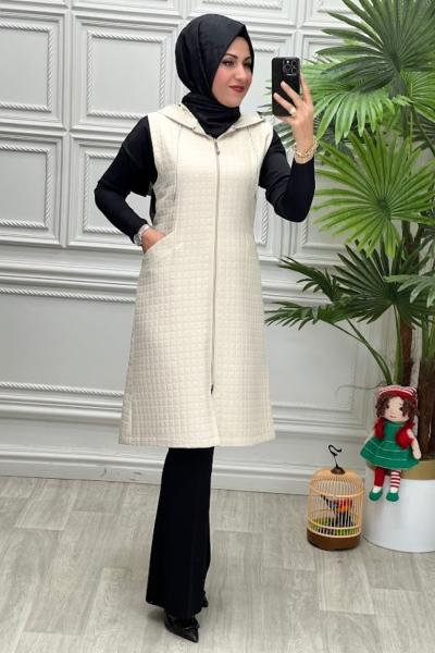 843 Yelek Taş Rengi