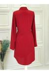 8603 Tek Cepli Tunik Kırmızı Diğer