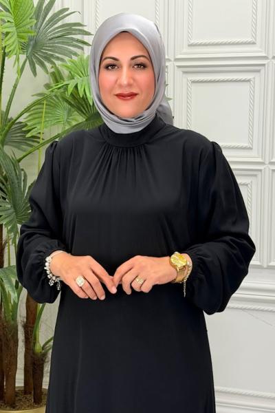 8620 Elbise Siyah