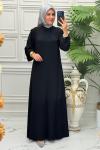 8620 Elbise Siyah