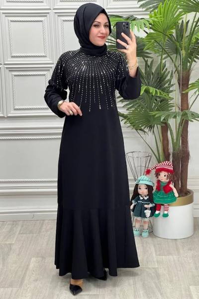 863B Elbise Siyah