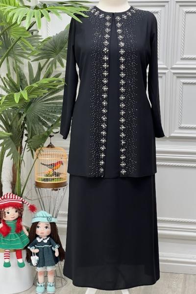 865B Etekli Takım Siyah