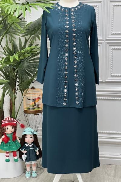 865B Etekli Takım Zümrüt