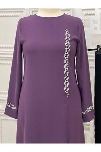 8661 Pantolonlu Takım Violet Diğer