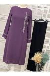 8661 Pantolonlu Takım Violet Diğer