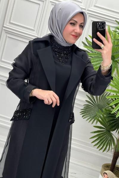 8750 Tunik Takım  Siyah