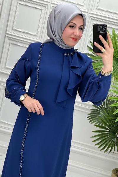 8769 Tunik Takım  İndigo