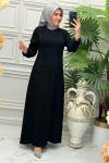 8830 Elbise  Siyah
