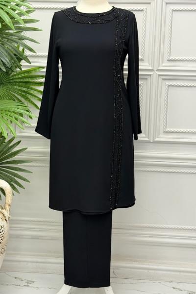 8875 Tunik Takım  Siyah