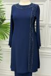 8875 Tunik Takım  Lacivert