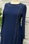 8875 Tunik Takım  Lacivert