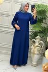 8883 Elbise İndigo