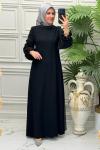 8883 Elbise Siyah