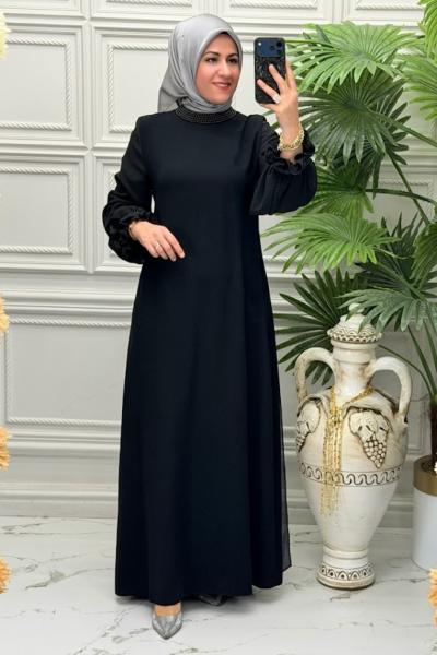 8883 Elbise Siyah
