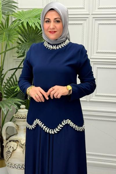 8920 Tunik Takım Lacivert